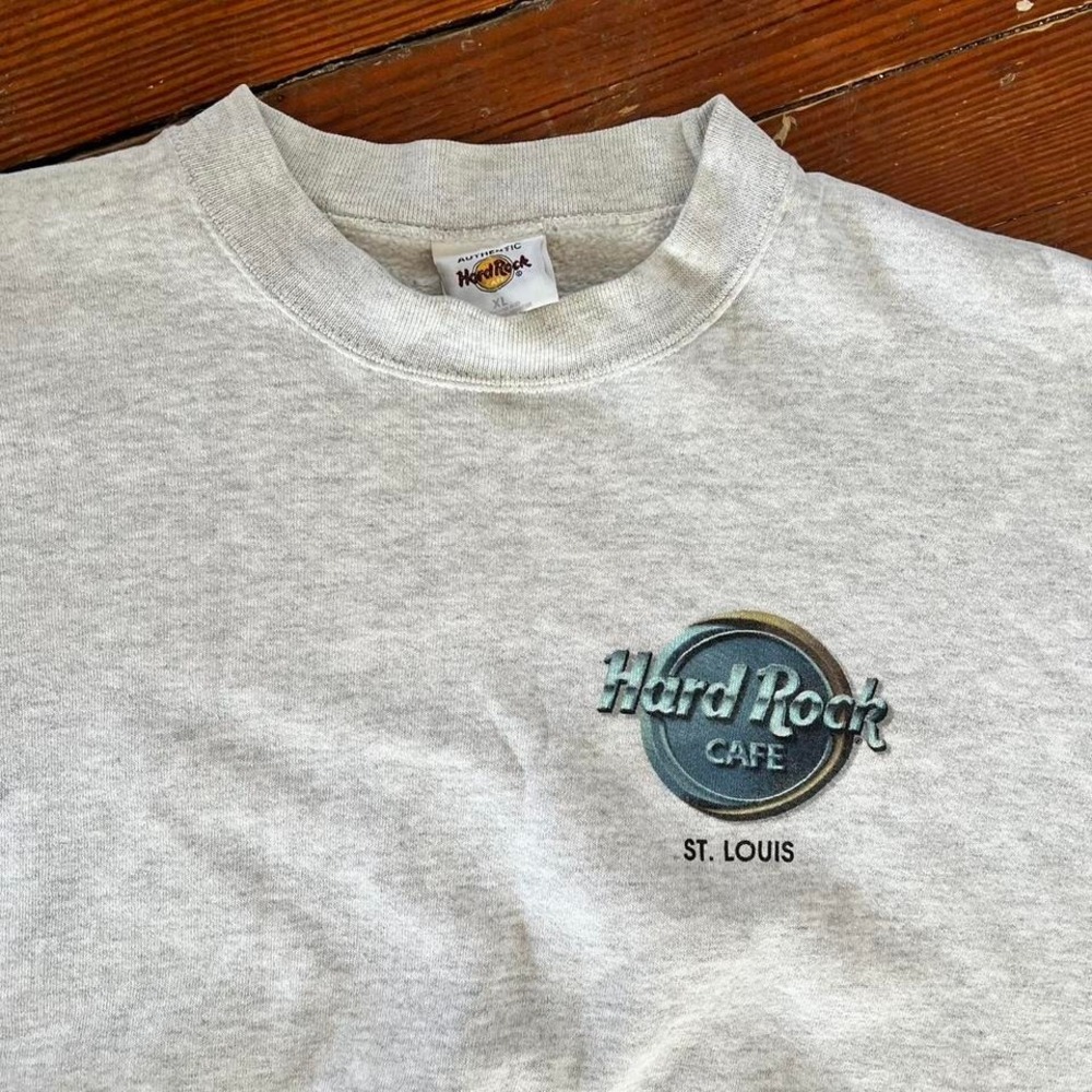 1990s Hard Rock Cafe St Louis Graphic sweatshirt size XL